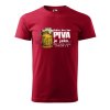 Pánské tričko s potiskem Den bez piva (Barva trička (muži) NOVÉ Apple green, Velikost - všechny NOVÉ 2XL)