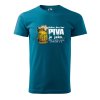 Pánské tričko s potiskem Den bez piva (Barva trička (muži) NOVÉ Apple green, Velikost - všechny NOVÉ 2XL)