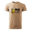 Pánské tričko s potiskem Den bez piva (Barva trička (muži) NOVÉ Apple green, Velikost - všechny NOVÉ 2XL)