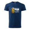 Pánské tričko s potiskem Den bez piva (Barva trička (muži) NOVÉ Apple green, Velikost - všechny NOVÉ 2XL)