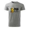 Pánské tričko s potiskem Den bez piva (Barva trička (muži) NOVÉ Apple green, Velikost - všechny NOVÉ 2XL)