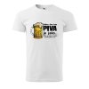 Pánské tričko s potiskem Den bez piva (Barva trička (muži) NOVÉ Apple green, Velikost - všechny NOVÉ 2XL)