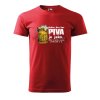 Pánské tričko s potiskem Den bez piva (Barva trička (muži) NOVÉ Apple green, Velikost - všechny NOVÉ 2XL)