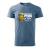 Pánské tričko s potiskem Den bez piva (Barva trička (muži) NOVÉ Apple green, Velikost - všechny NOVÉ 2XL)