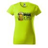 Dámské tričko s potiskem Den bez piva (Barva trička - ženy (NOVÉ) Apple green, Velikost - všechny NOVÉ 2XL)