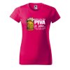 Dámské tričko s potiskem Den bez piva (Barva trička - ženy (NOVÉ) Apple green, Velikost - všechny NOVÉ 2XL)