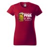 Dámské tričko s potiskem Den bez piva (Barva trička - ženy (NOVÉ) Apple green, Velikost - všechny NOVÉ 2XL)