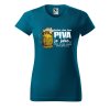 Dámské tričko s potiskem Den bez piva (Barva trička - ženy (NOVÉ) Apple green, Velikost - všechny NOVÉ 2XL)