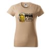 Dámské tričko s potiskem Den bez piva (Barva trička - ženy (NOVÉ) Apple green, Velikost - všechny NOVÉ 2XL)