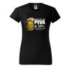 Dámské tričko s potiskem Den bez piva (Barva trička - ženy (NOVÉ) Apple green, Velikost - všechny NOVÉ 2XL)