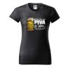 Dámské tričko s potiskem Den bez piva (Barva trička - ženy (NOVÉ) Apple green, Velikost - všechny NOVÉ 2XL)