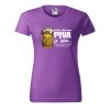 Dámské tričko s potiskem Den bez piva (Barva trička - ženy (NOVÉ) Apple green, Velikost - všechny NOVÉ 2XL)