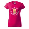 Dámské tričko s potiskem Campfire drunk (Barva trička - ženy (NOVÉ) Apple green, Velikost - všechny NOVÉ 2XL)