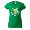 Dámské tričko s potiskem Campfire drunk (Barva trička - ženy (NOVÉ) Apple green, Velikost - všechny NOVÉ 2XL)