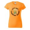 Dámské tričko s potiskem Campfire drunk (Barva trička - ženy (NOVÉ) Apple green, Velikost - všechny NOVÉ 2XL)