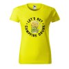 Dámské tričko s potiskem Campfire drunk (Barva trička - ženy (NOVÉ) Apple green, Velikost - všechny NOVÉ 2XL)