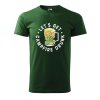 Pánské tričko s potiskem Campfire drunk (Barva trička (muži) NOVÉ Apple green, Velikost - všechny NOVÉ 2XL)