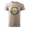 Pánské tričko s potiskem Campfire drunk (Barva trička (muži) NOVÉ Apple green, Velikost - všechny NOVÉ 2XL)