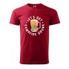 Pánské tričko s potiskem Campfire drunk (Barva trička (muži) NOVÉ Apple green, Velikost - všechny NOVÉ 2XL)
