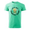 Pánské tričko s potiskem Campfire drunk (Barva trička (muži) NOVÉ Apple green, Velikost - všechny NOVÉ 2XL)
