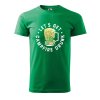 Pánské tričko s potiskem Campfire drunk (Barva trička (muži) NOVÉ Apple green, Velikost - všechny NOVÉ 2XL)
