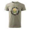Pánské tričko s potiskem Campfire drunk (Barva trička (muži) NOVÉ Apple green, Velikost - všechny NOVÉ 2XL)