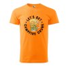 Pánské tričko s potiskem Campfire drunk (Barva trička (muži) NOVÉ Apple green, Velikost - všechny NOVÉ 2XL)