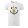 Pánské tričko s potiskem Campfire drunk (Barva trička (muži) NOVÉ Apple green, Velikost - všechny NOVÉ 2XL)