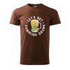 Pánské tričko s potiskem Campfire drunk (Barva trička (muži) NOVÉ Apple green, Velikost - všechny NOVÉ 2XL)