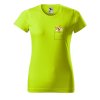 Dámské tričko s potiskem Pejsek v kapse (Barva trička - ženy (NOVÉ) Apple green, Velikost - všechny NOVÉ 2XL)