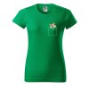Dámské tričko s potiskem Pejsek v kapse (Barva trička - ženy (NOVÉ) Apple green, Velikost - všechny NOVÉ 2XL)