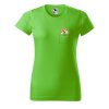 Dámské tričko s potiskem Pejsek v kapse (Barva trička - ženy (NOVÉ) Apple green, Velikost - všechny NOVÉ 2XL)