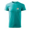 Pánské tričko s potiskem Pejsek v kapse (Barva trička (muži) NOVÉ Apple green, Velikost - všechny NOVÉ 2XL)