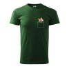 Pánské tričko s potiskem Pejsek v kapse (Barva trička (muži) NOVÉ Apple green, Velikost - všechny NOVÉ 2XL)