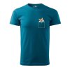 Pánské tričko s potiskem Pejsek v kapse (Barva trička (muži) NOVÉ Apple green, Velikost - všechny NOVÉ 2XL)
