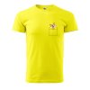Pánské tričko s potiskem Pejsek v kapse (Barva trička (muži) NOVÉ Apple green, Velikost - všechny NOVÉ 2XL)