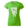 Dámské tričko s potiskem Víno křížovka (Barva trička - ženy (NOVÉ) Apple green, Velikost - všechny NOVÉ 2XL)