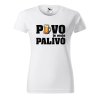 Dámské tričko Pivo je moje palivo (Barva trička - ženy (NOVÉ) Apple green, Velikost - všechny NOVÉ 2XL)