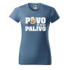 Dámské tričko Pivo je moje palivo (Barva trička - ženy (NOVÉ) Apple green, Velikost - všechny NOVÉ 2XL)