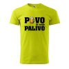 Pánské tričko Pivo je moje palivo (Barva trička (muži) NOVÉ Apple green, Velikost - všechny NOVÉ 2XL)