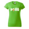 Dámské tričko s potiskem Jezdím na pivo (Barva trička - ženy (NOVÉ) Apple green, Velikost - všechny NOVÉ 2XL)