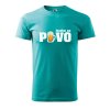 Pánské tričko s potiskem Jezdím na pivo (Barva trička (muži) NOVÉ Apple green, Velikost - všechny NOVÉ 2XL)