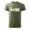 Pánské tričko s potiskem Jezdím na pivo (Barva trička (muži) NOVÉ Apple green, Velikost - všechny NOVÉ 2XL)