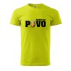 Pánské tričko s potiskem Jezdím na pivo (Barva trička (muži) NOVÉ Apple green, Velikost - všechny NOVÉ 2XL)