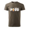Pánské tričko s potiskem Jezdím na pivo (Barva trička (muži) NOVÉ Apple green, Velikost - všechny NOVÉ 2XL)
