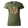 Dámské tričko s potiskem Vegetables (Barva trička - ženy (NOVÉ) Apple green, Velikost - všechny NOVÉ 2XL)