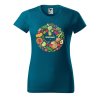 Dámské tričko s potiskem Vegetables (Barva trička - ženy (NOVÉ) Apple green, Velikost - všechny NOVÉ 2XL)