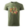 Pánské tričko s potiskem Vegetables (Barva trička (muži) NOVÉ Apple green, Velikost - všechny NOVÉ 2XL)