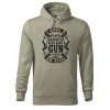 Pánská mikina s potiskem I have a gun (Barva mikiny malfini pánské Bílá, Velikost - muž NOVÉ 2XL)