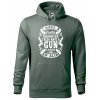 Pánská mikina s potiskem I have a gun (Barva mikiny malfini pánské Bílá, Velikost - muž NOVÉ 2XL)